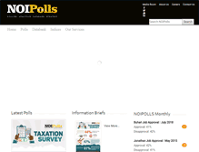 Tablet Screenshot of noi-polls.com